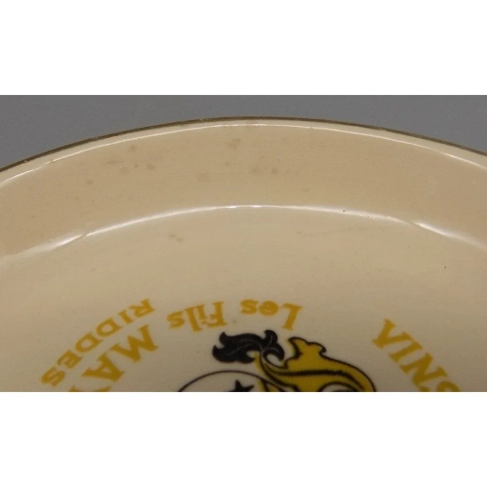 Vintage Swiss Ashtray Winery Riddes Les Fils Maye S. A. Vins Fins Du Valais